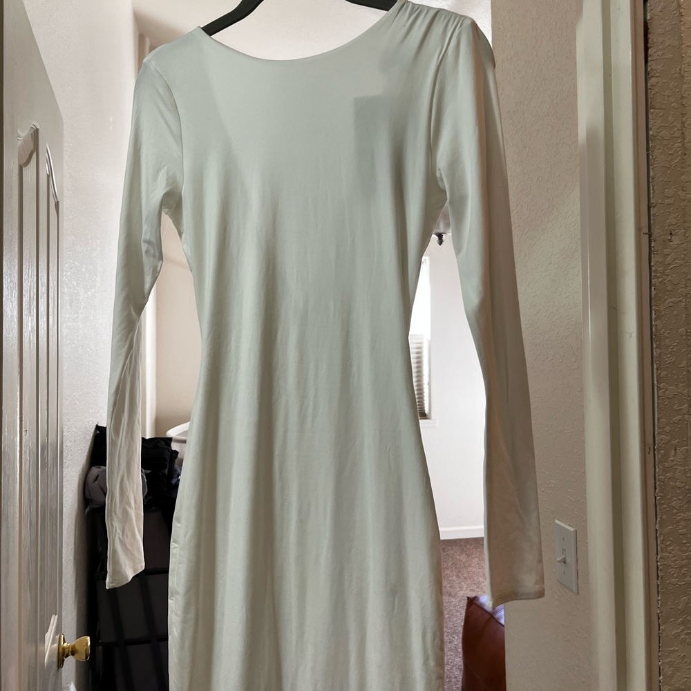 NEW WHITE MAXI LONG BODYCON NAKED WARDROBE - Picture 3 of 4